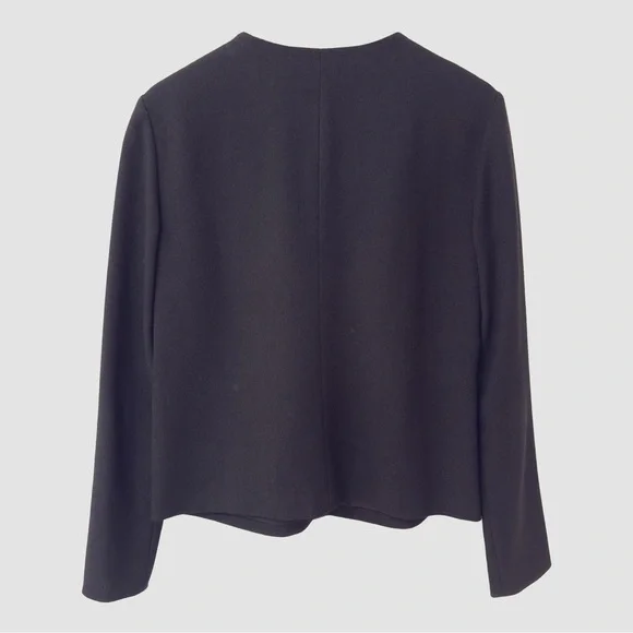 Alexander Wang Black Crew Neck Long Sleeve Top US8 ($580) - Picture 2 of 6